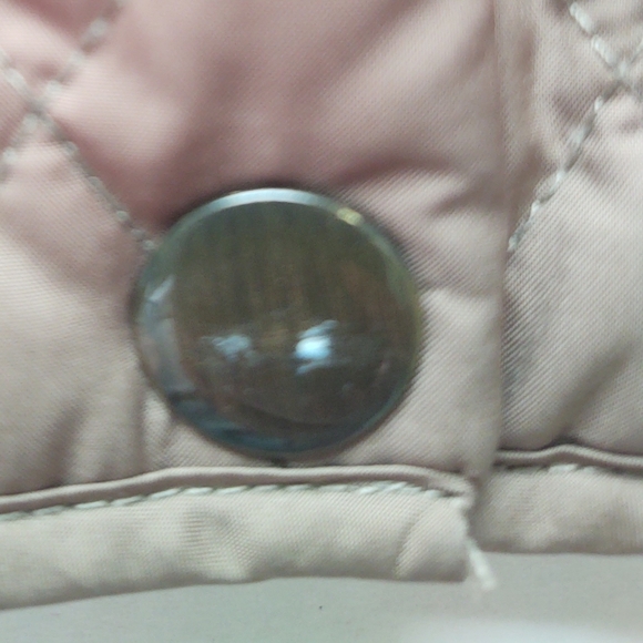 EDDIE BAUER Tan Goose Down Quilted Jacket Size Large - Picture 12 of 14